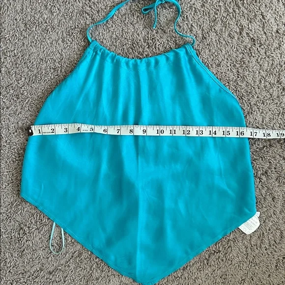 ViCOLO Teal Halter Top - Picture 6 of 9